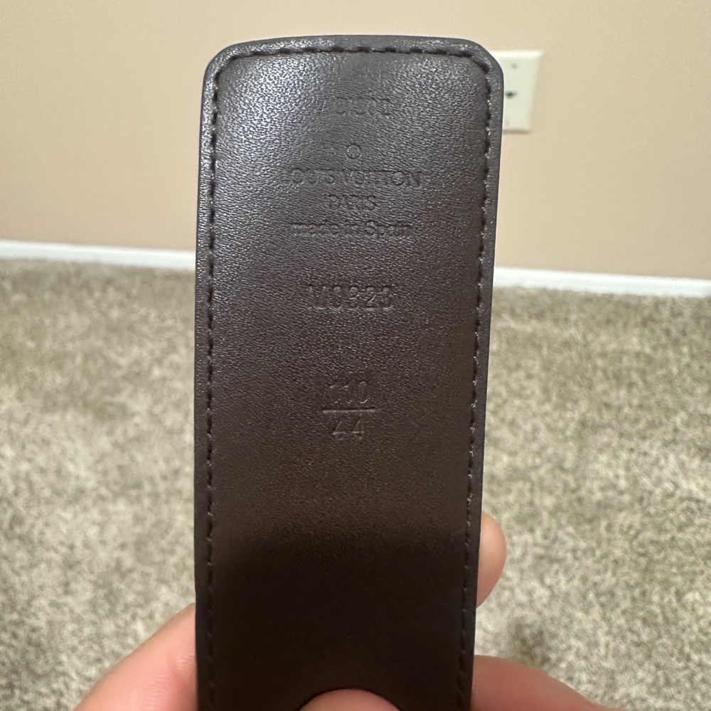 Louis Vuitton Brown Leather Belt